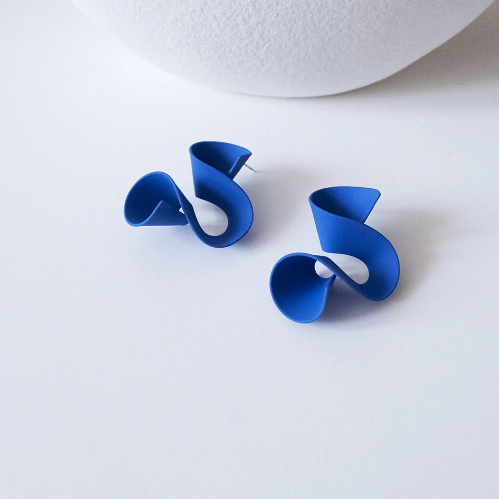 3D Loop Knots Large Stud Earrings