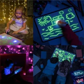 3D Magic Drawing Pad | Educational Light-Up Sketch Board | Creative Puzzle Toy for Kids
