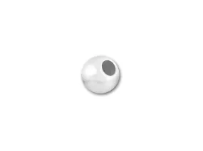3mm Lightweight Seamless Round Medium-Hole Bead Sterling Silver (10 Pieces)