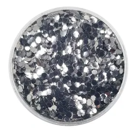 Biodegradable Metallic Silver Glitter - Mini Hexagons Glitter