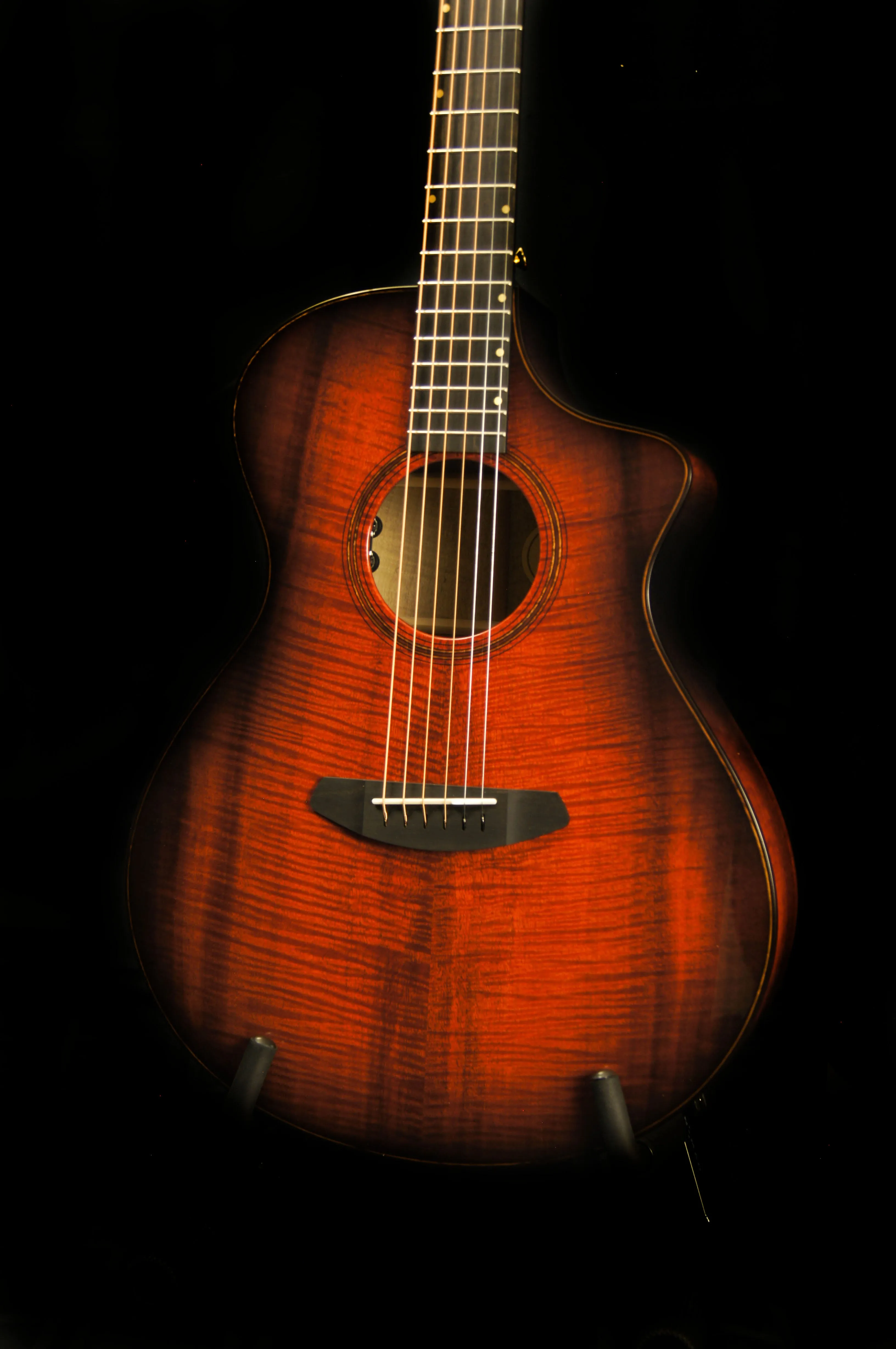 Breedlove Oregon Concert CE Sunset Burst Acoustic Electric Guitar - Includes Case
