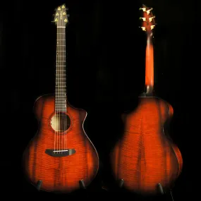Breedlove Oregon Concert CE Sunset Burst Acoustic Electric Guitar - Includes Case