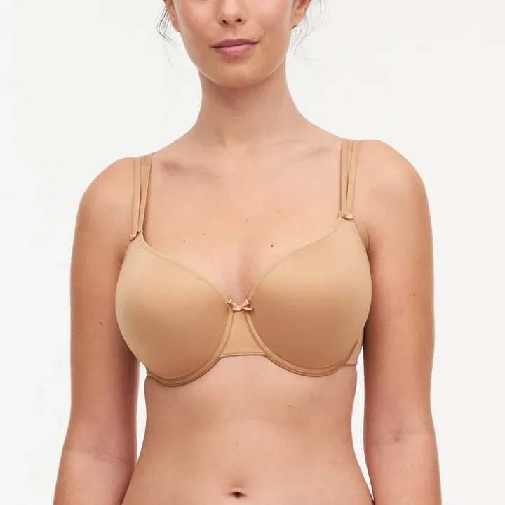 Chantelle Basic Invisible Smooth Custom Fit Bra - Toffee