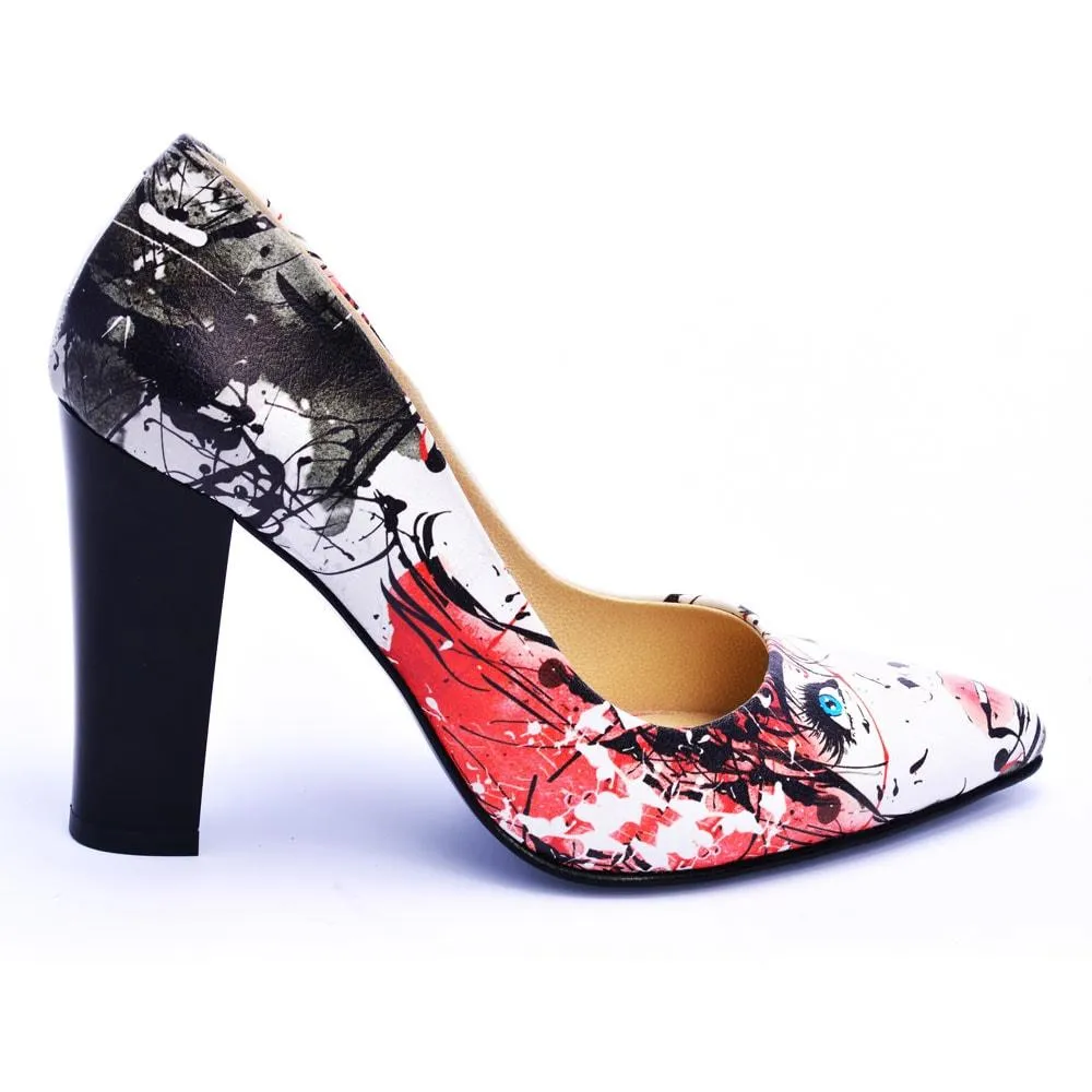 Confused Woman Heel Shoes STL4503