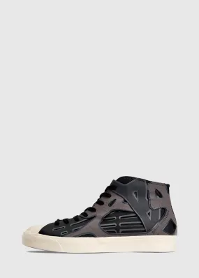 CONVERSE X FENG CHEN WANG: JACK PURCELL MID TOP [BLACK]