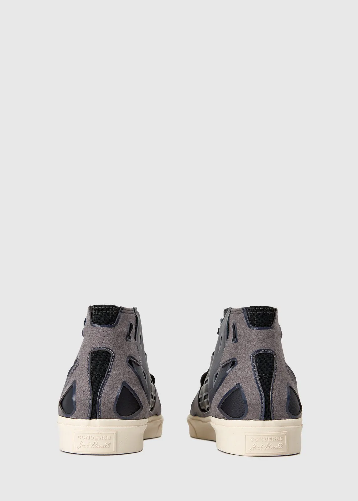 CONVERSE X FENG CHEN WANG: JACK PURCELL MID TOP [BLACK]