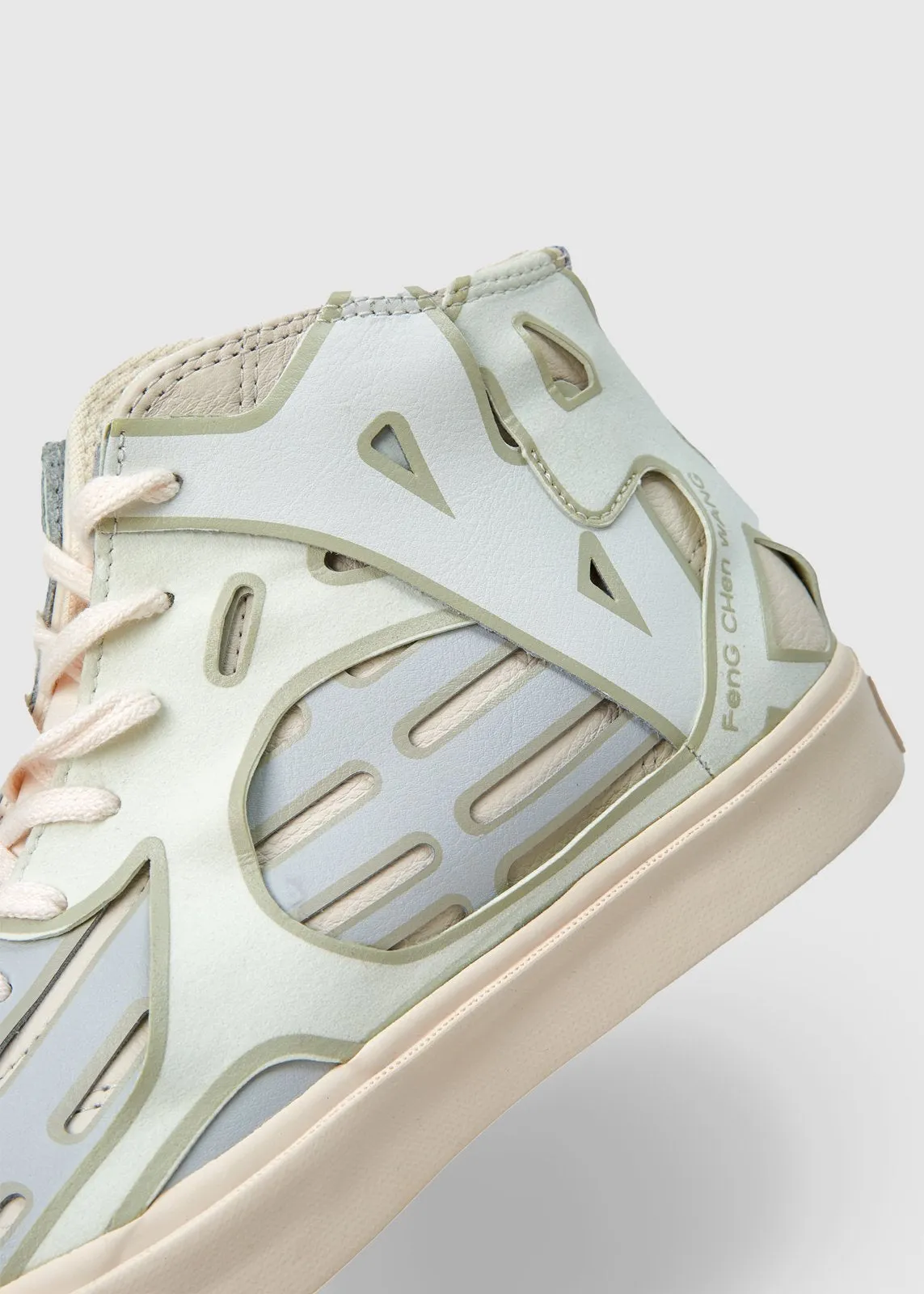 CONVERSE X FENG CHEN WANG: JACK PURCELL MID TOP [WHITE]