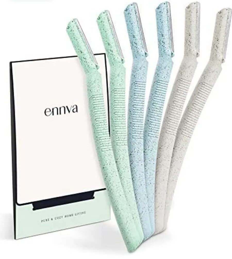 Ennva Biodegradable Eyebrow Razors 6 Pack