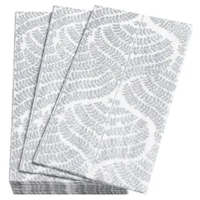 Flora Silver Guest Towel