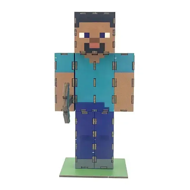 Incredibuilds: Minecraft: Steve 3D Wood Model Kit
