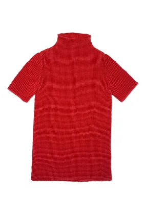 Jacqueline 3D Honeycomb Short Sleeve Top