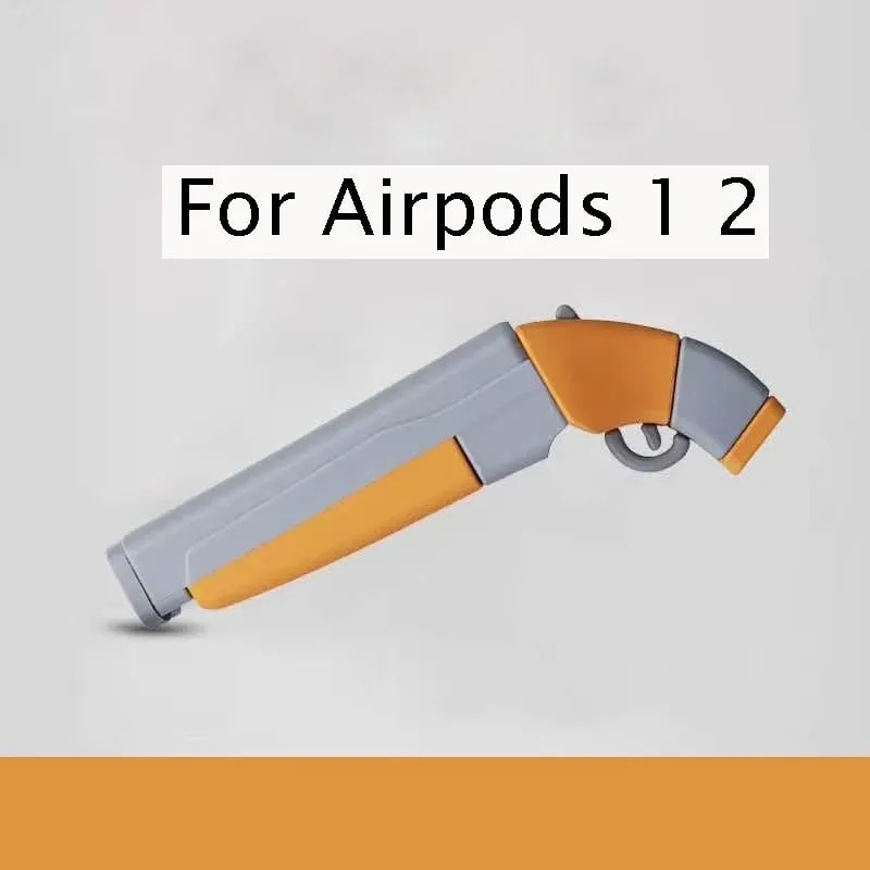 Kawaii 3D Gun Shape Airpods Case
