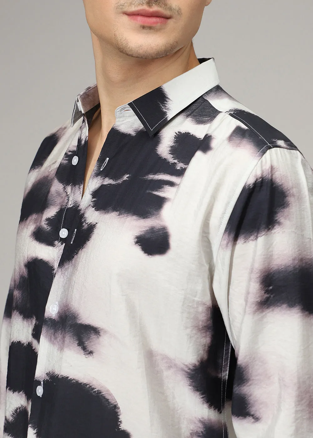 Lavender Black Wash Print