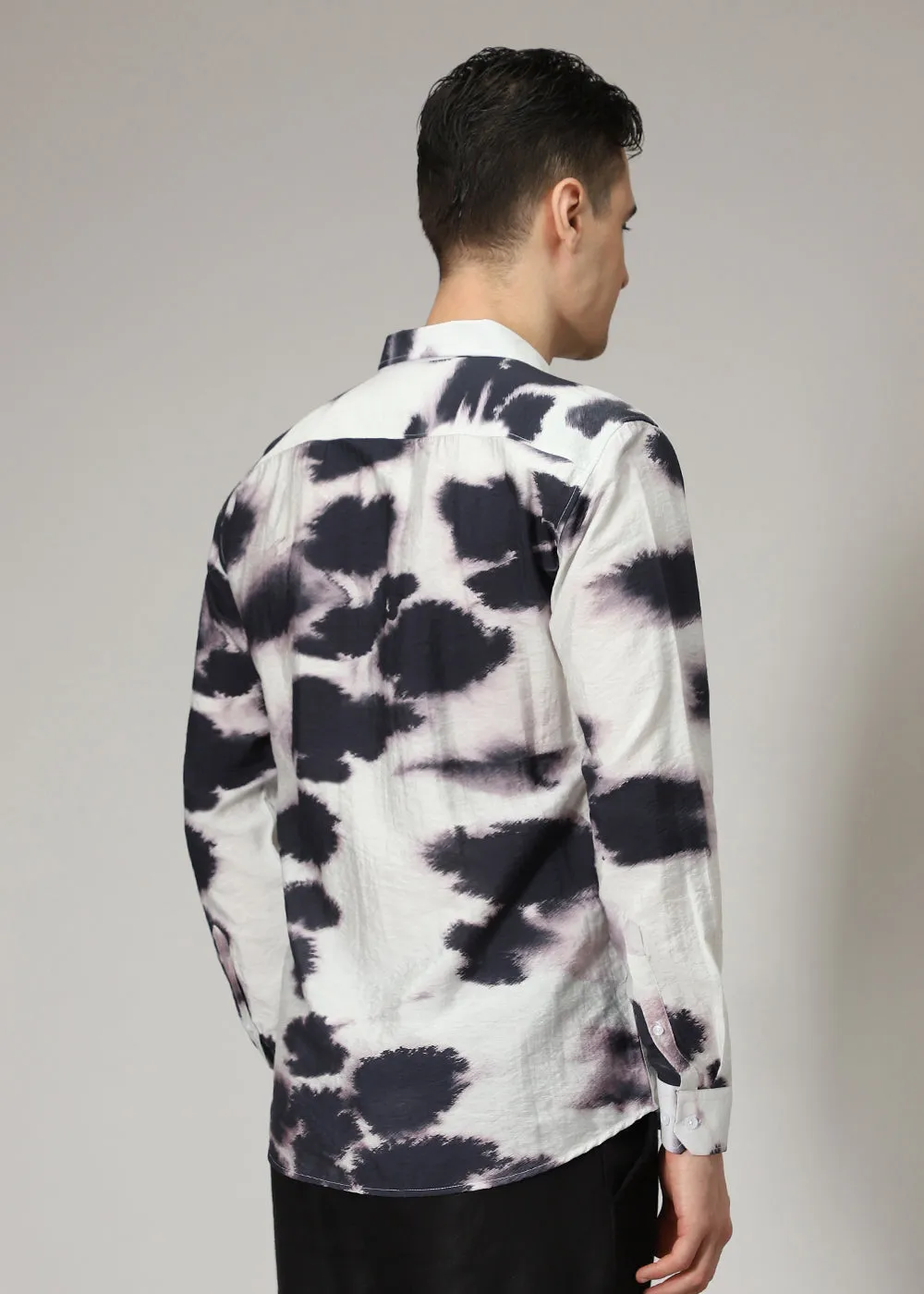 Lavender Black Wash Print