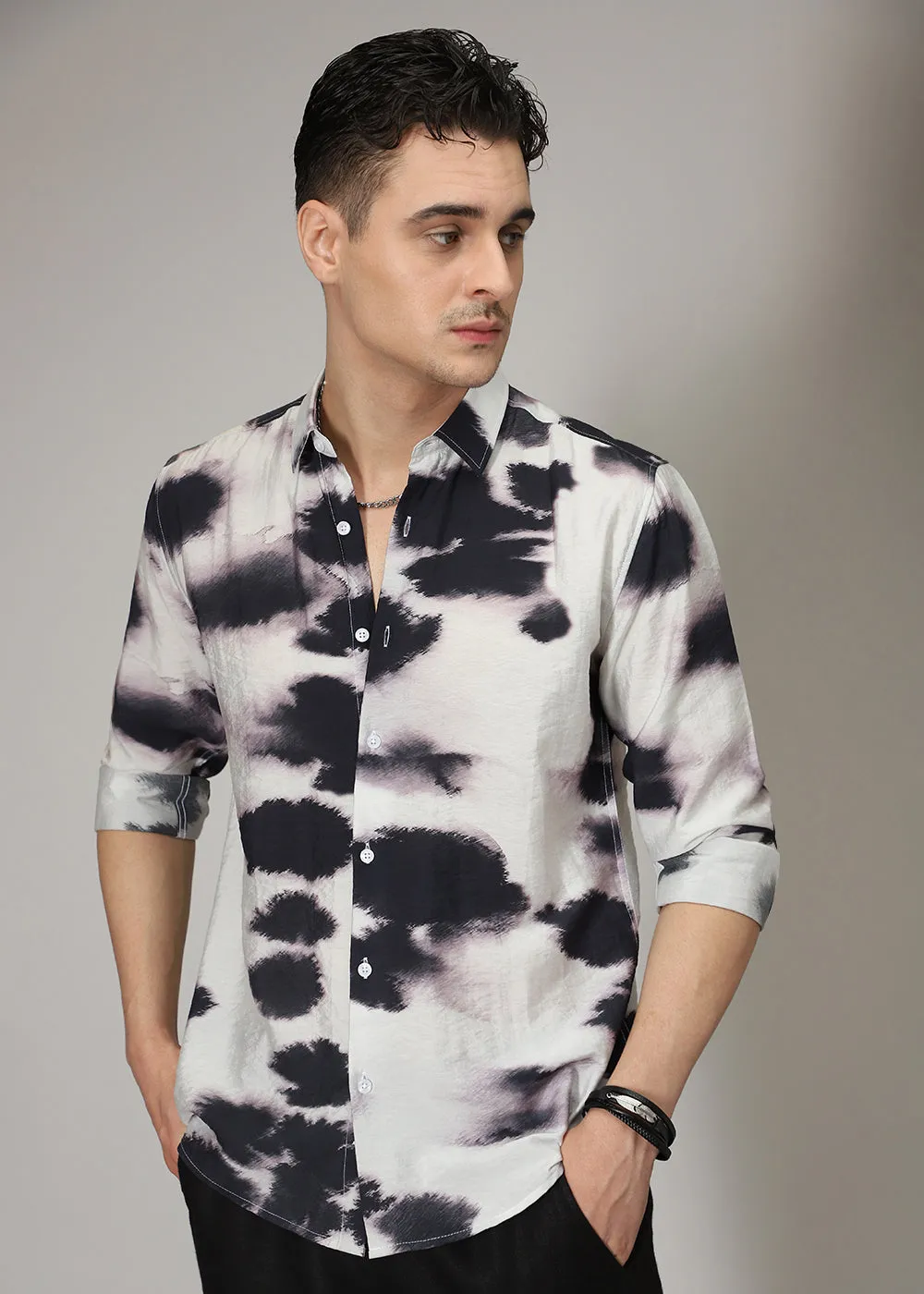 Lavender Black Wash Print