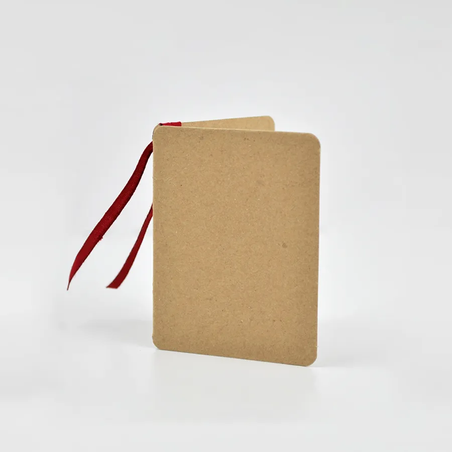 Luxury Kraft Gift Tags Cherry Red (25)
