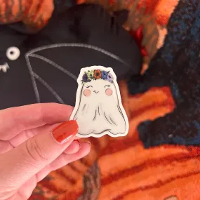 Mini Ghost Glow in the Dark Sticker