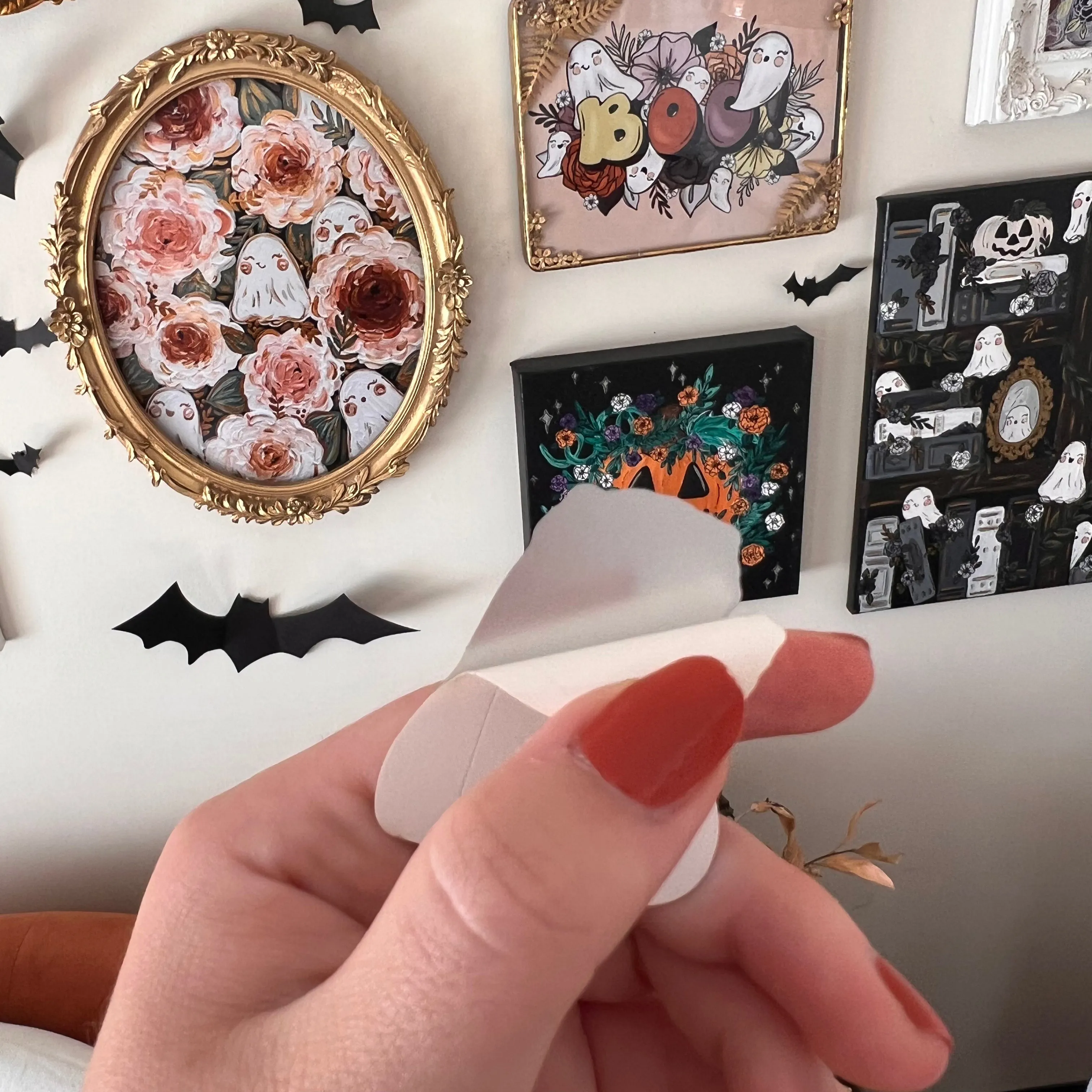 Mini Ghost Glow in the Dark Sticker