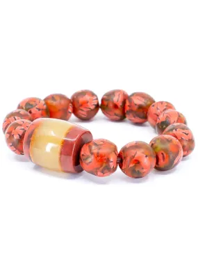 Recycled Glass Bead Bracelet
