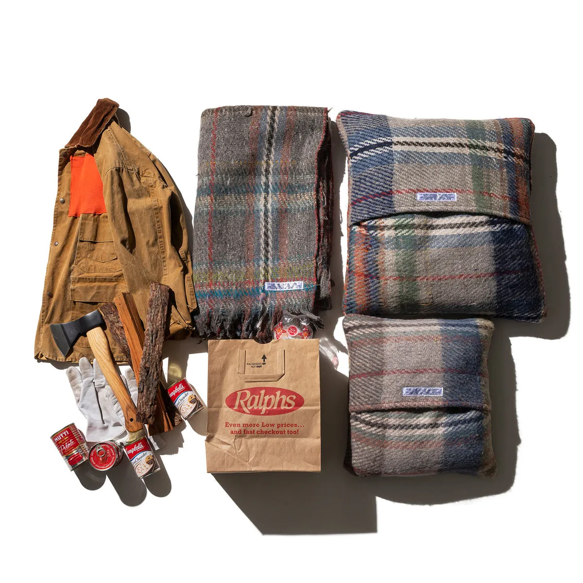 RECYCLED WOOL MIX BLANKET / Assorted Color