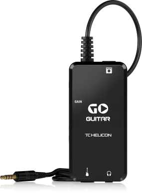 TC-Helicon  GO GUITAR Portable Guitar Interface for Mobile Devices