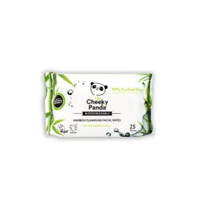 The Cheeky Panda Biodegradable Bamboo Cleansing Facial Wipes - 25 Wipes